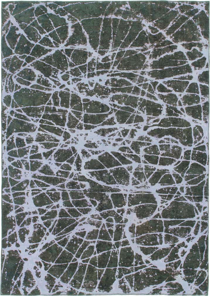 6' 6 x 9' 2 Hand Knotted Ultra Vintage Persian Wool Rug