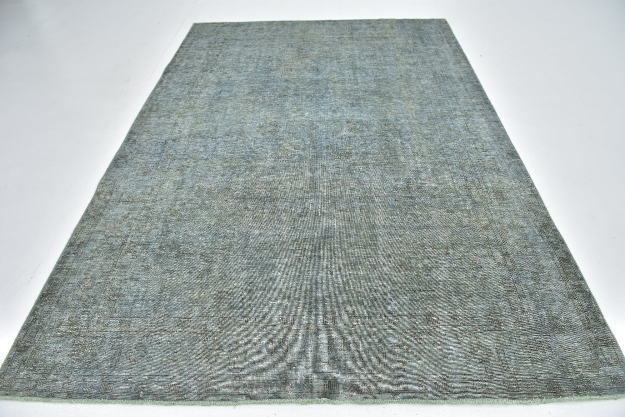 6' 5 x 9' 3 Hand Knotted Ultra Vintage Persian Wool Rug