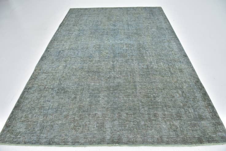 Detail image of 6' 5 x 9' 3 Hand Knotted Ultra Vintage Persian Wool Rug