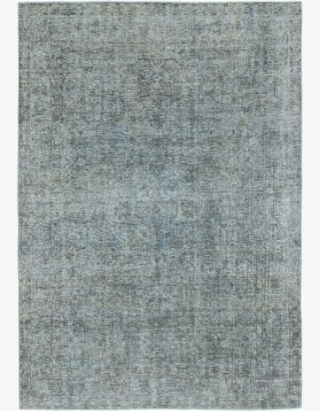 6' 5 x 9' 3 Hand Knotted Ultra Vintage Persian Wool Rug