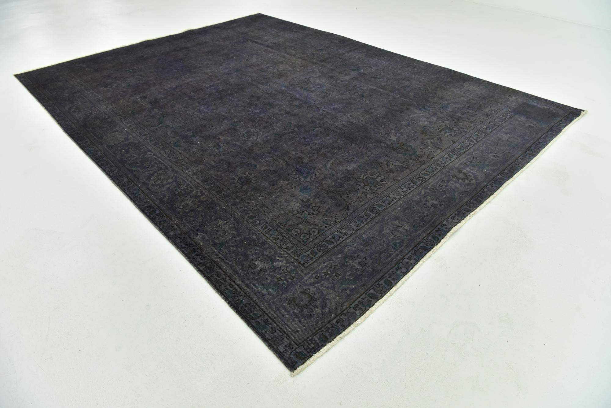 9' 5 x 12' 7 Hand Knotted Ultra Vintage Persian Wool Rug