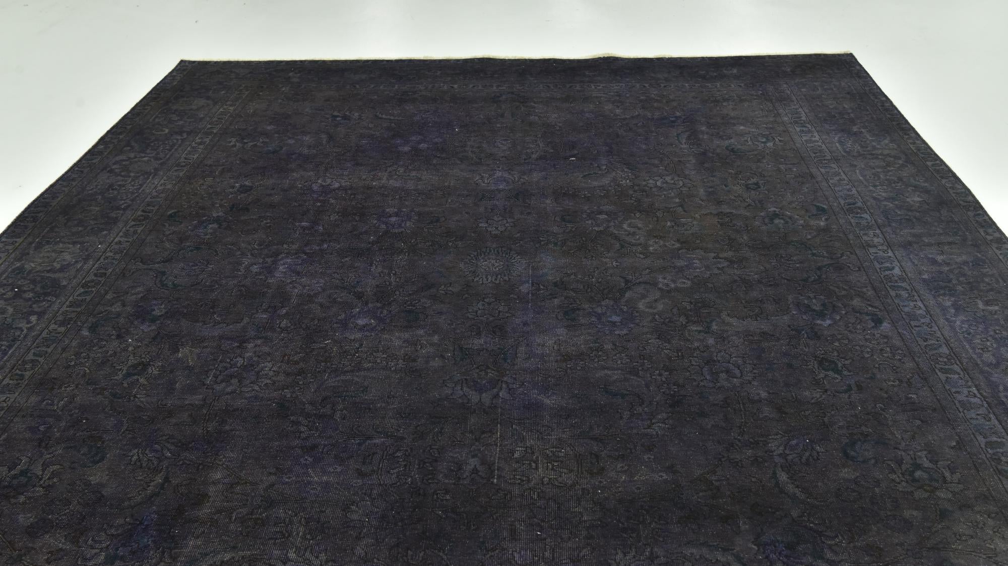 9' 5 x 12' 7 Hand Knotted Ultra Vintage Persian Wool Rug