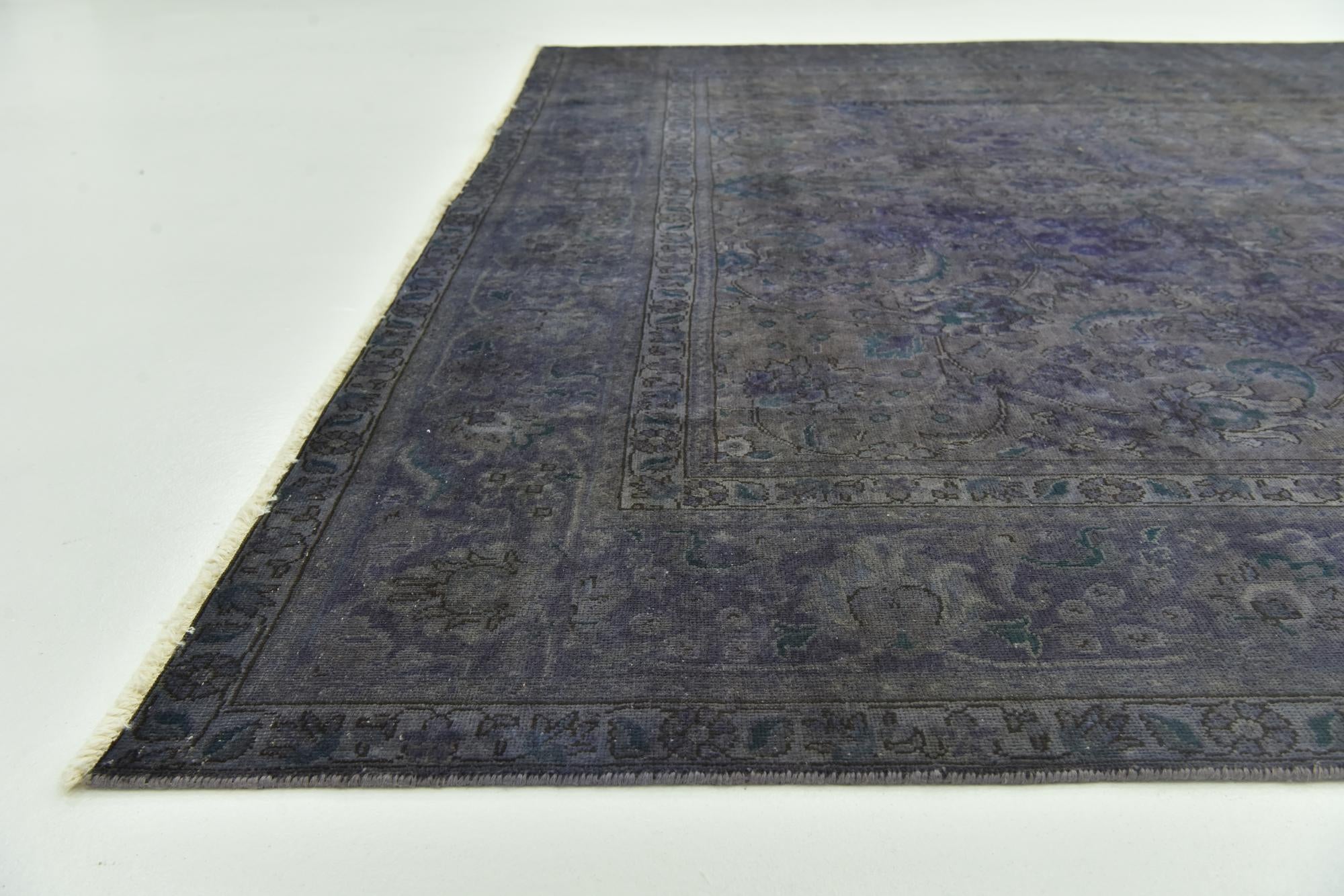9' 5 x 12' 7 Hand Knotted Ultra Vintage Persian Wool Rug
