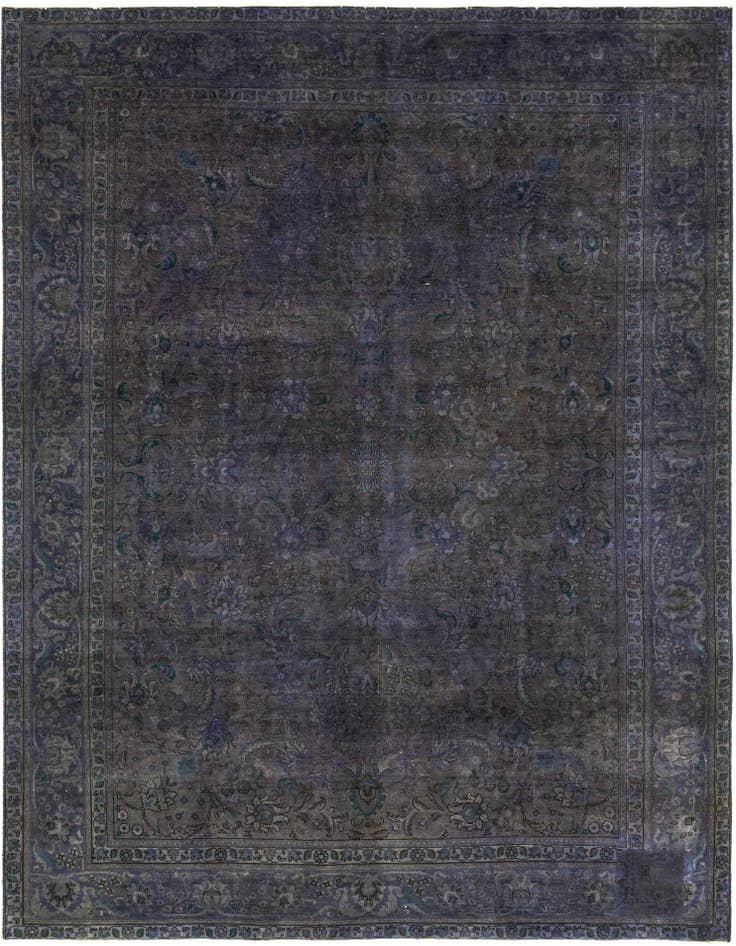 Detail image of 9' 5 x 12' 7 Hand Knotted Ultra Vintage Persian Wool Rug