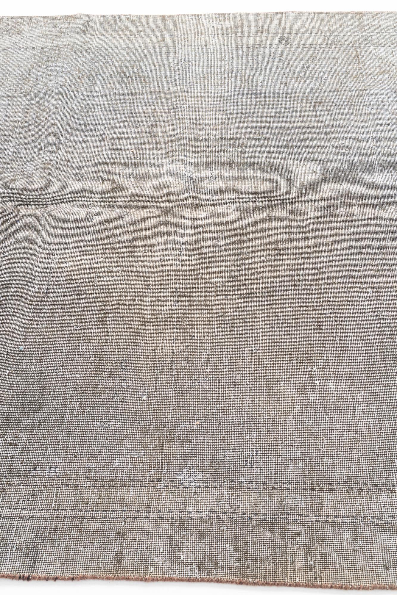 5' 7 x 8' Hand Knotted Ultra Vintage Persian Wool Rug