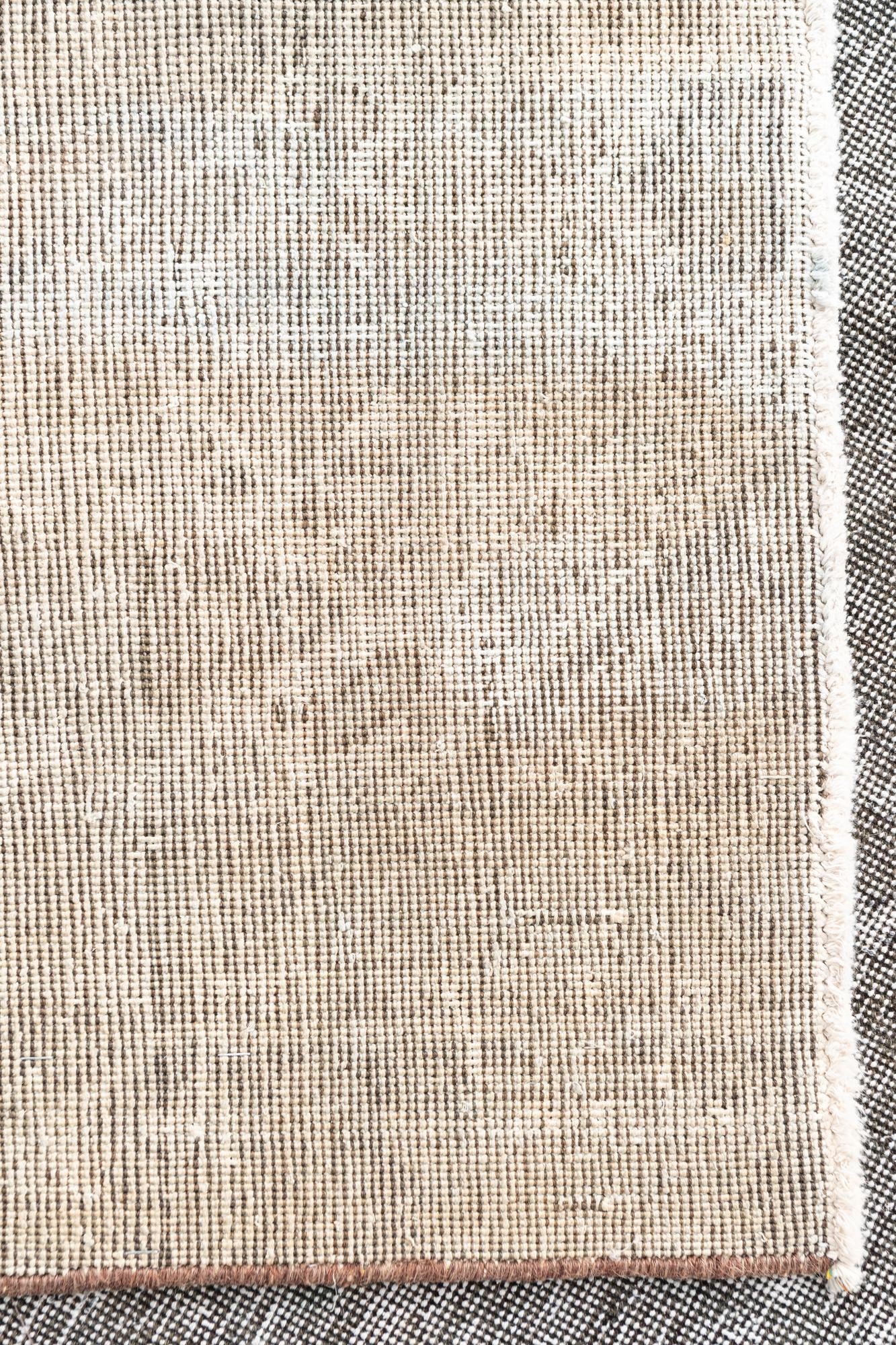 5' 7 x 8' Hand Knotted Ultra Vintage Persian Wool Rug