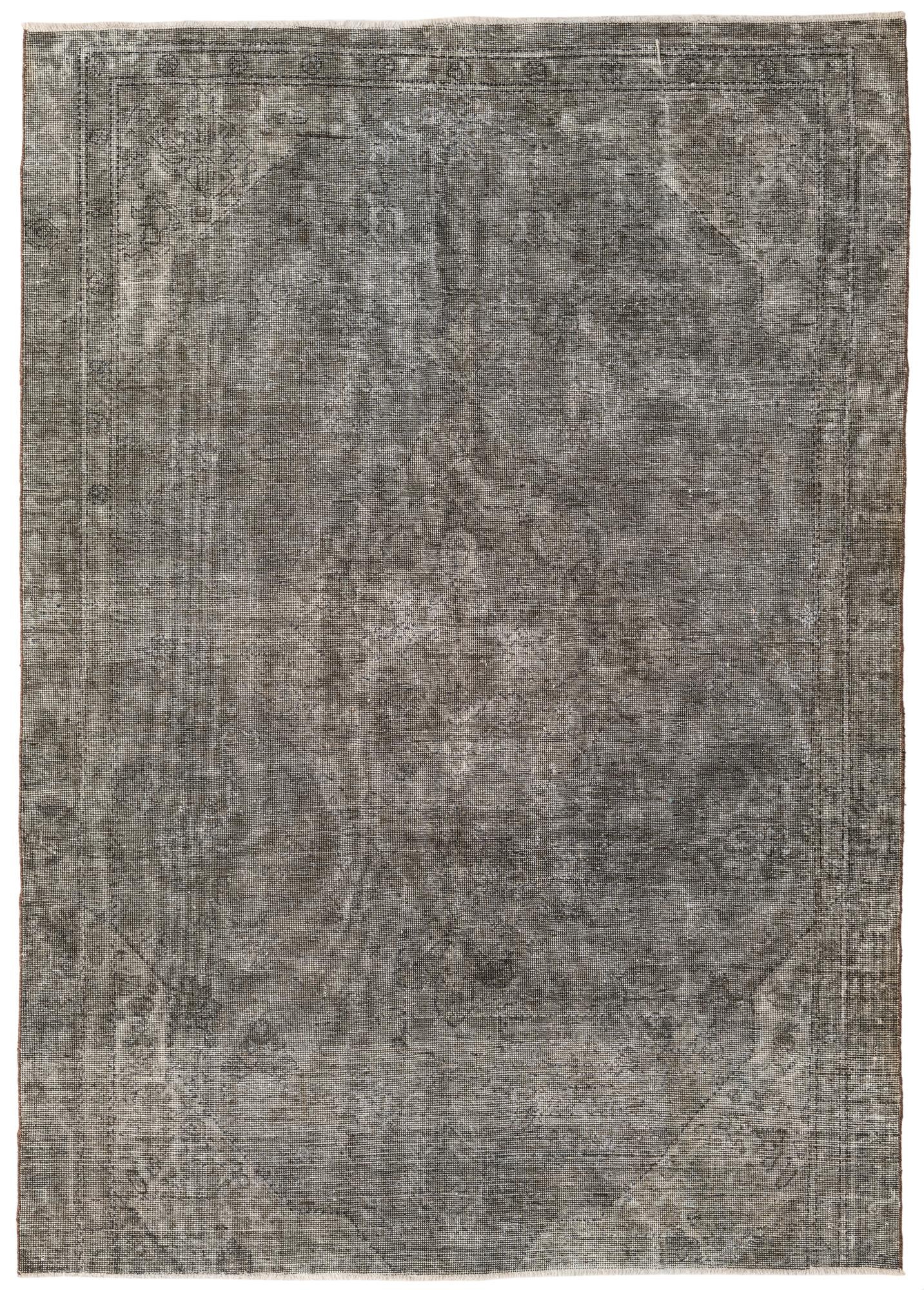 5' 7 x 8' Hand Knotted Ultra Vintage Persian Wool Rug