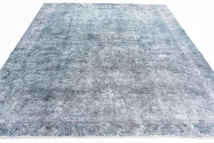6' 10 x 9' 3 Hand Knotted Ultra Vintage Persian Wool Rug