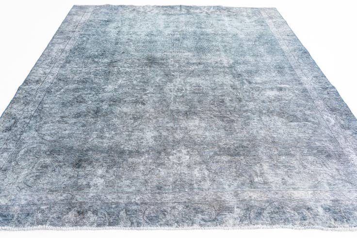 Detail image of 6' 10 x 9' 3 Hand Knotted Ultra Vintage Persian Wool Rug