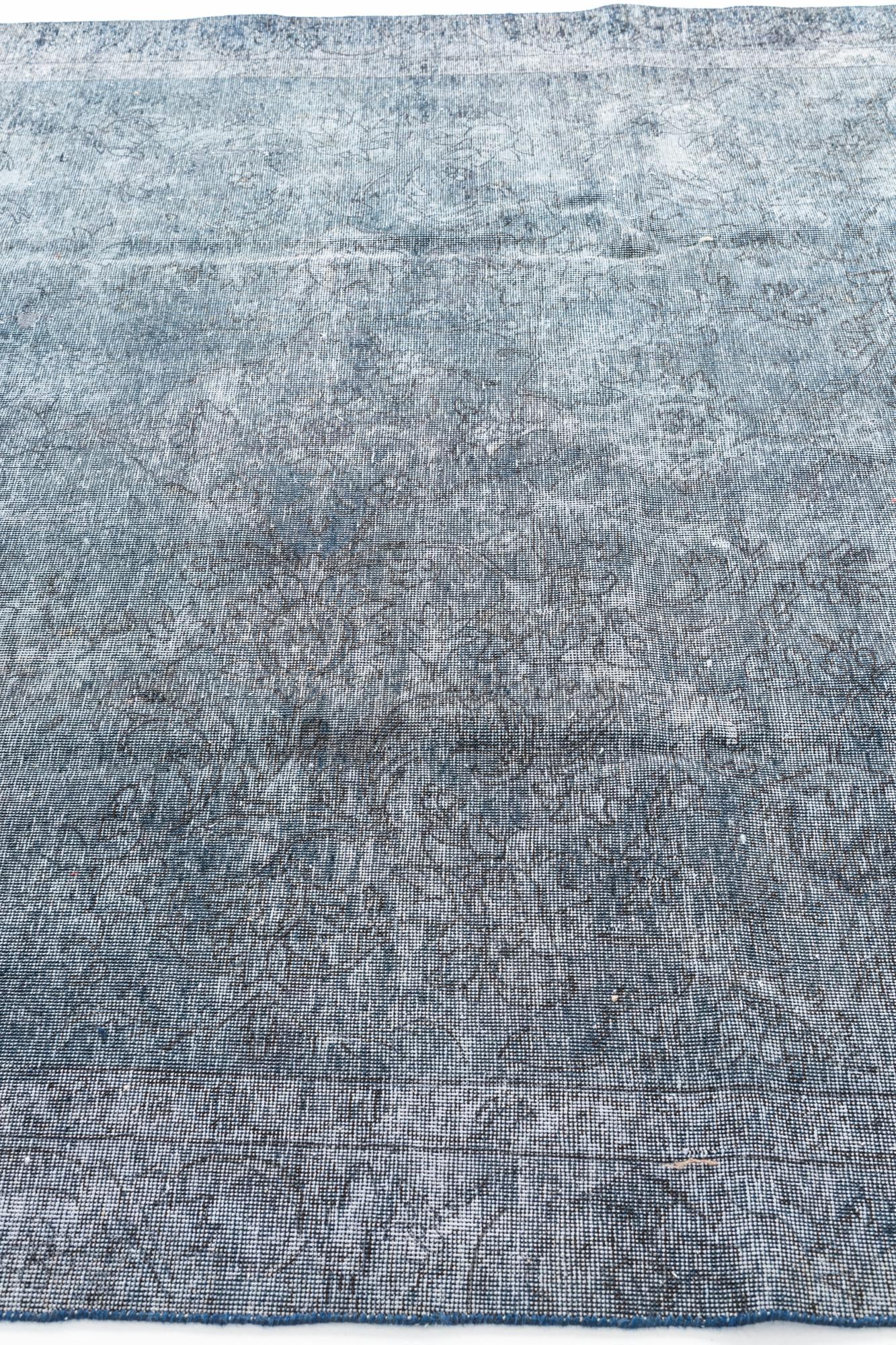 6' 10 x 9' 3 Hand Knotted Ultra Vintage Persian Wool Rug