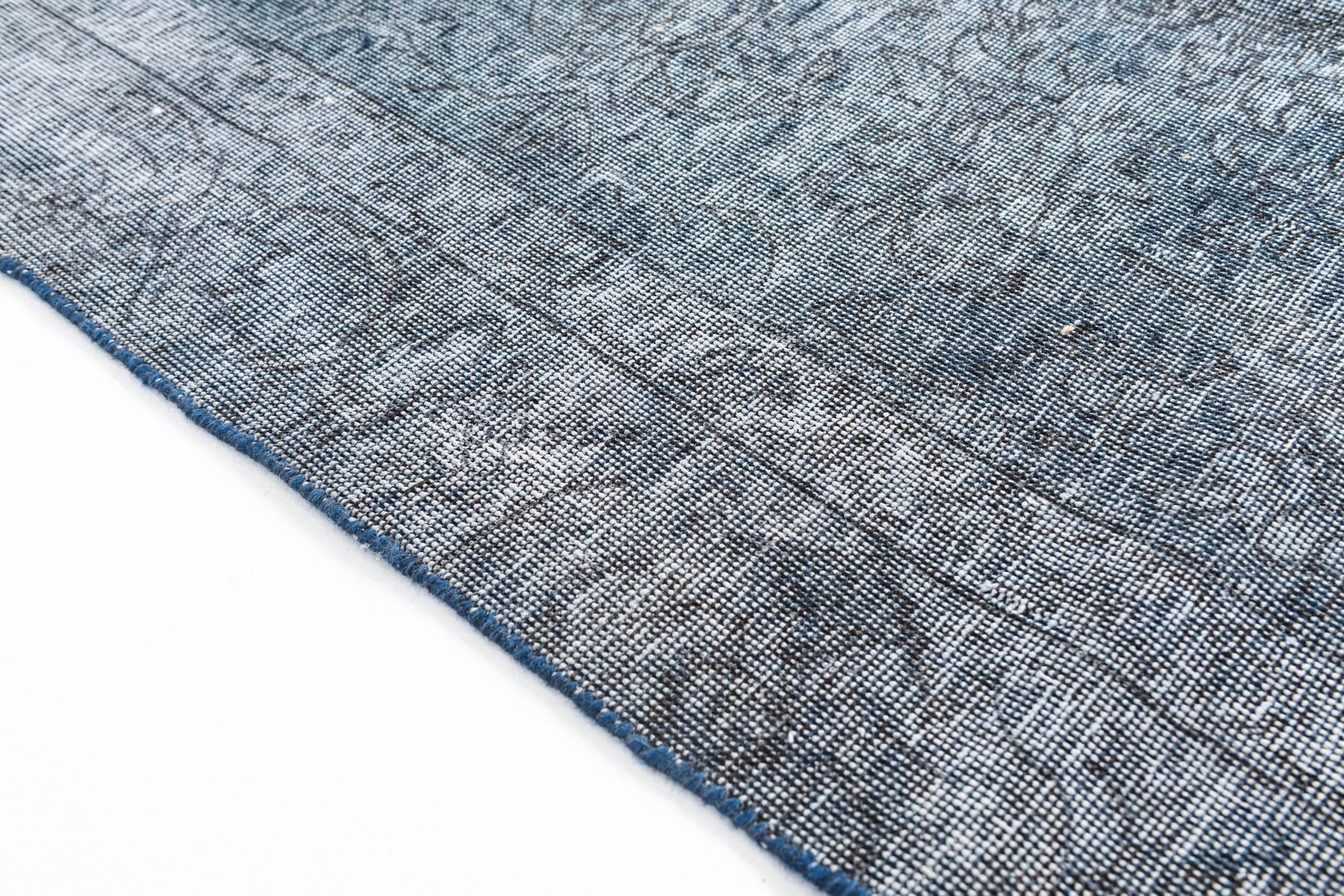 6' 10 x 9' 3 Hand Knotted Ultra Vintage Persian Wool Rug