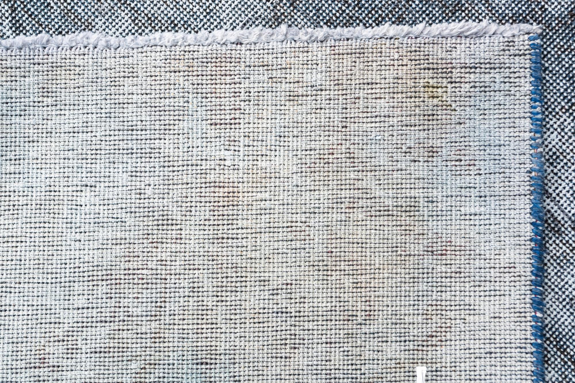 6' 10 x 9' 3 Hand Knotted Ultra Vintage Persian Wool Rug