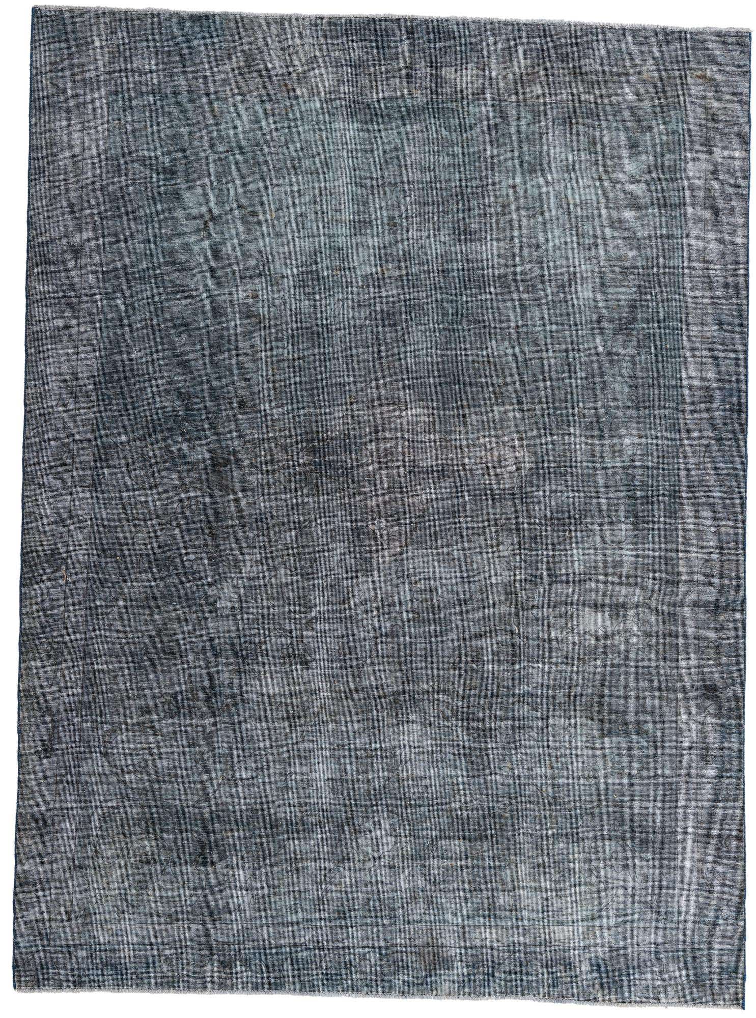 6' 10 x 9' 3 Hand Knotted Ultra Vintage Persian Wool Rug