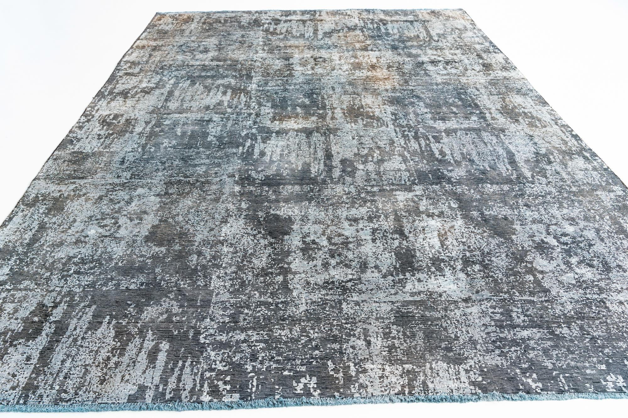 8' 10 x 12' Hand Knotted Ultra Vintage Persian Wool Rug