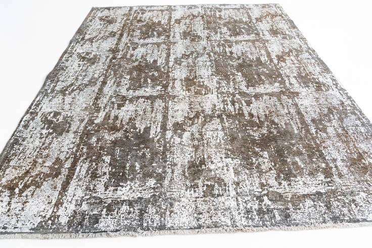 Detail image of 7' 7 x 10' 3 Hand Knotted Ultra Vintage Persian Wool Rug