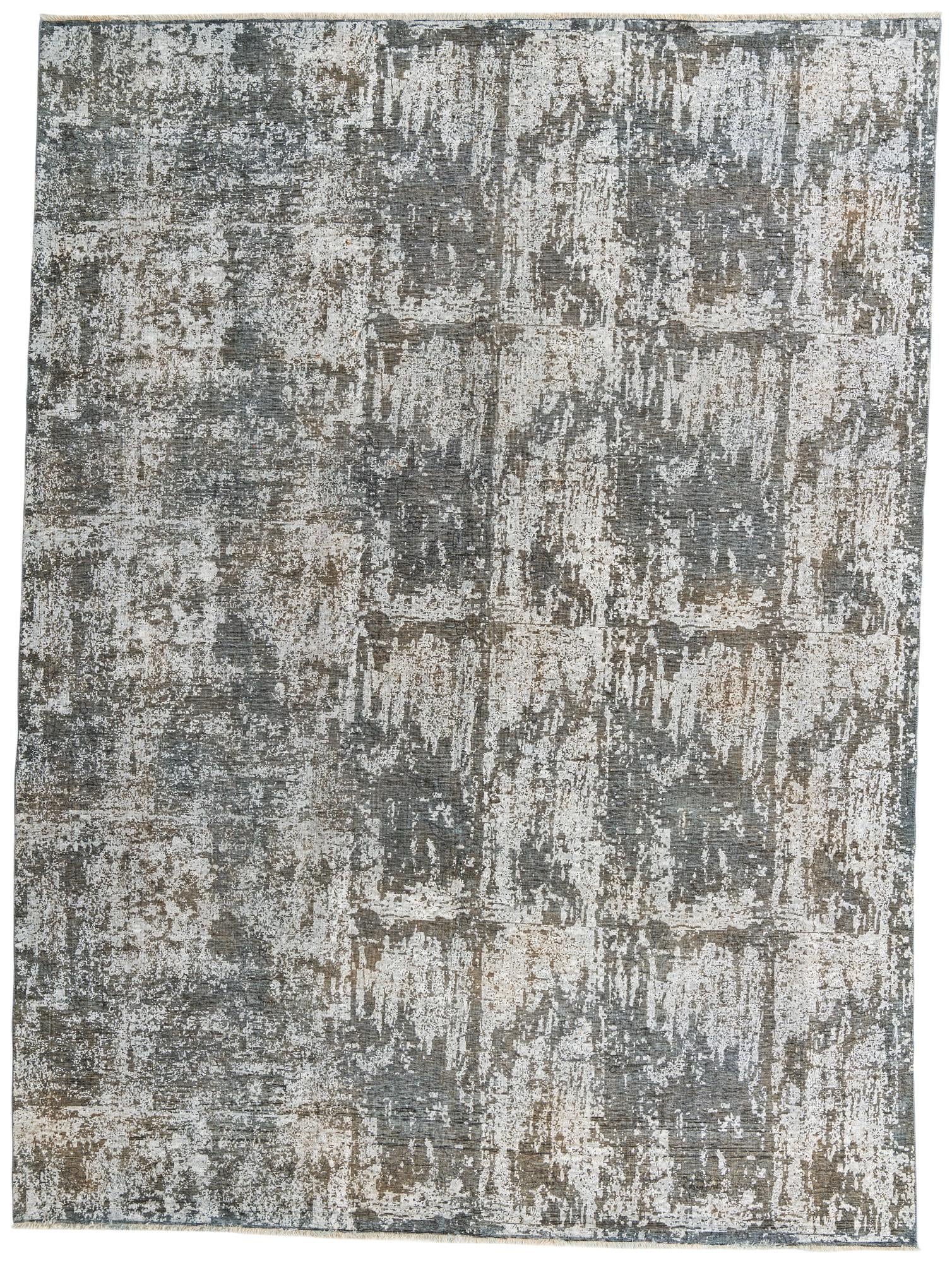 9' 2 x 12' 5 Hand Knotted Ultra Vintage Persian Wool Rug