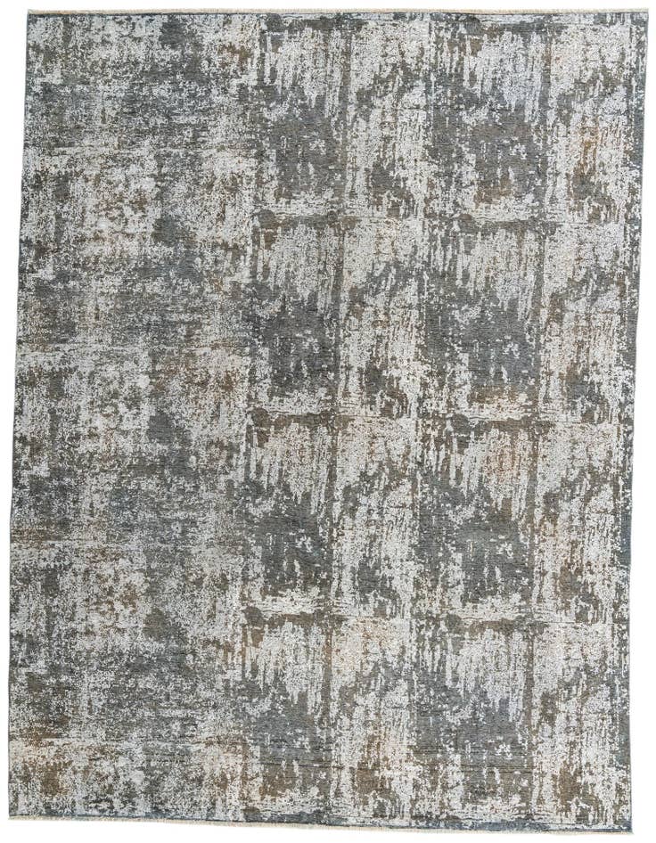 Detail image of 9' 2 x 12' 5 Hand Knotted Ultra Vintage Persian Wool Rug