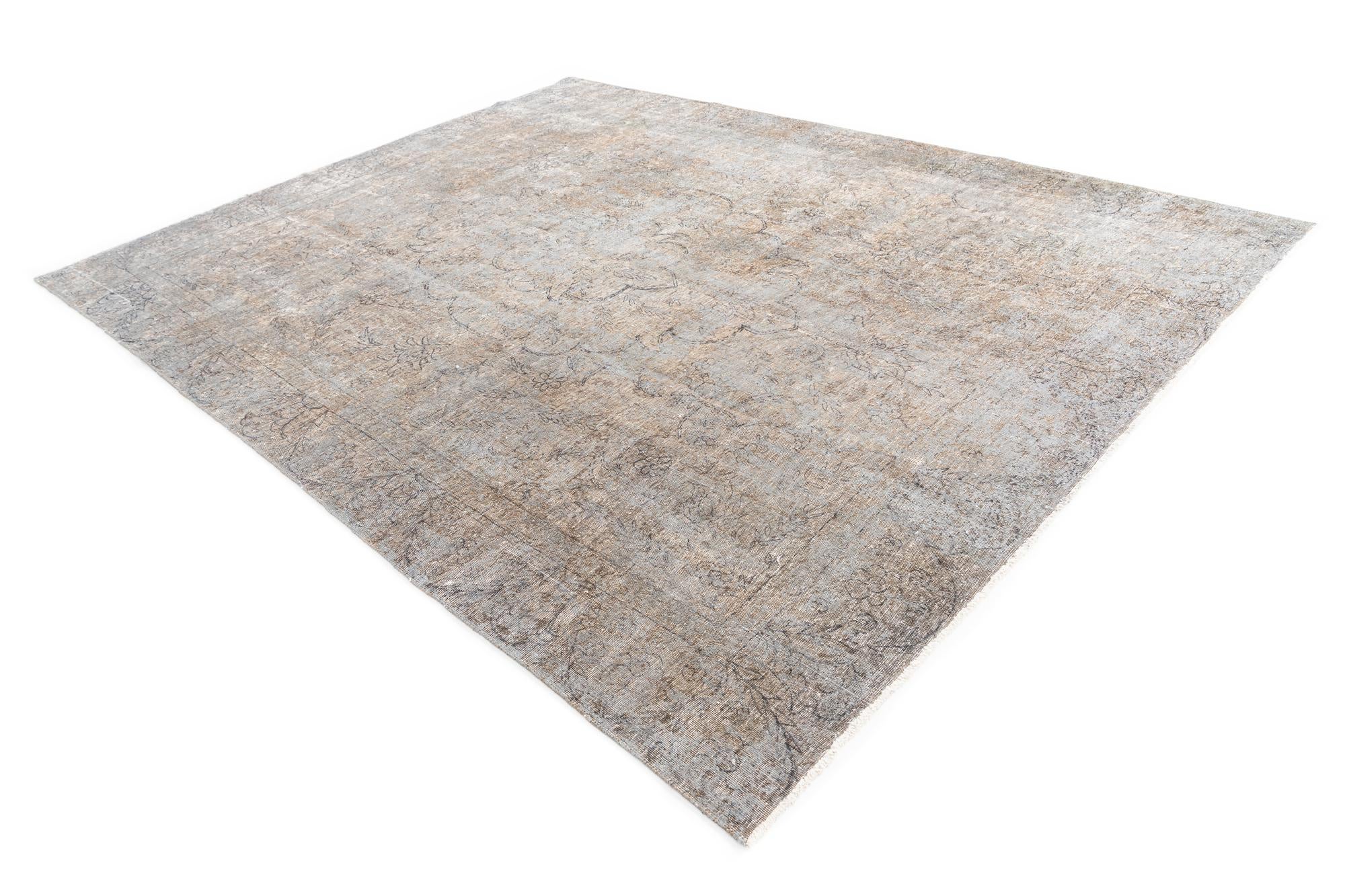 8' 3 x 10' 7 Hand Knotted Ultra Vintage Persian Wool Rug