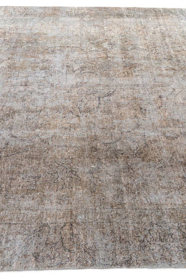 Detail image of 8' 3 x 10' 7 Hand Knotted Ultra Vintage Persian Wool Rug