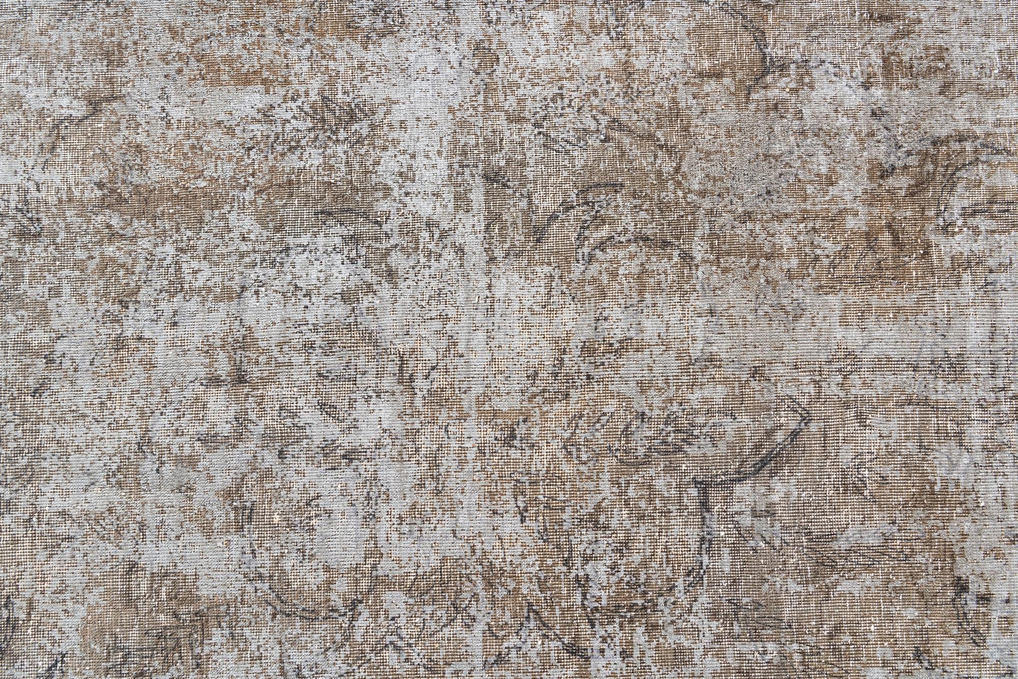 8' 3 x 10' 7 Hand Knotted Ultra Vintage Persian Wool Rug