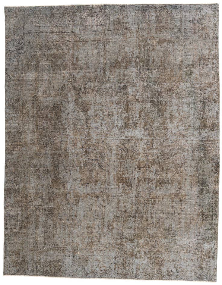 Detail image of 8' 3 x 10' 7 Hand Knotted Ultra Vintage Persian Wool Rug