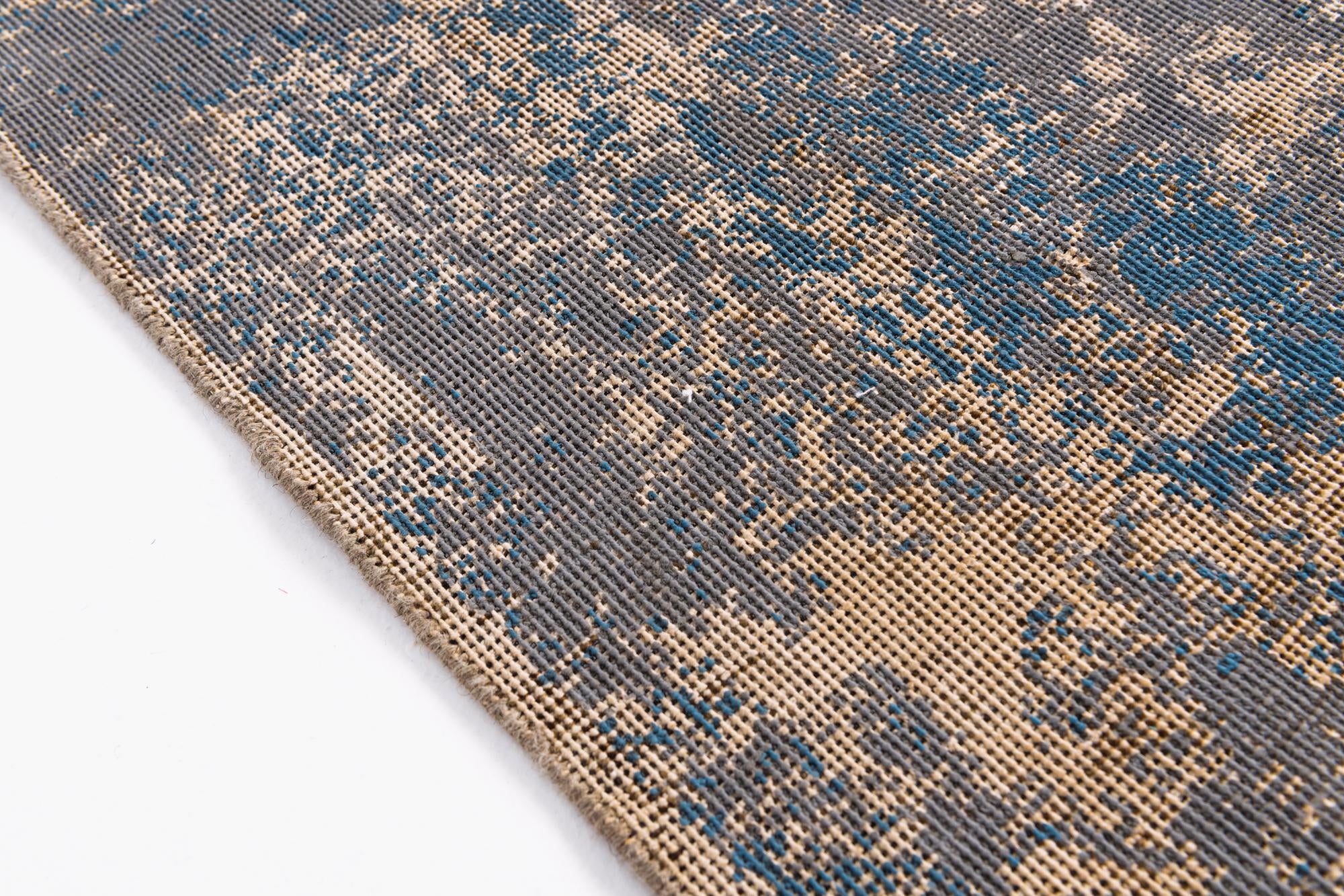 6' x 9' 4 Hand Knotted Ultra Vintage Persian Wool Rug