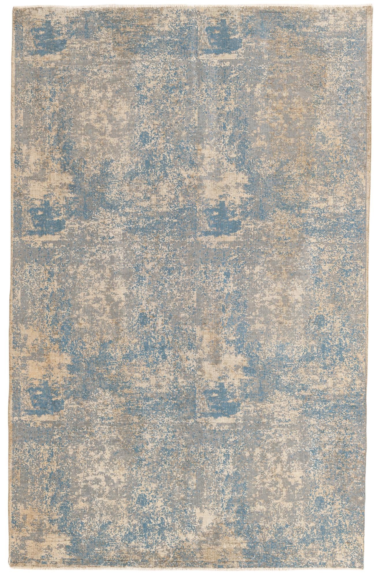 6' x 9' 4 Hand Knotted Ultra Vintage Persian Wool Rug