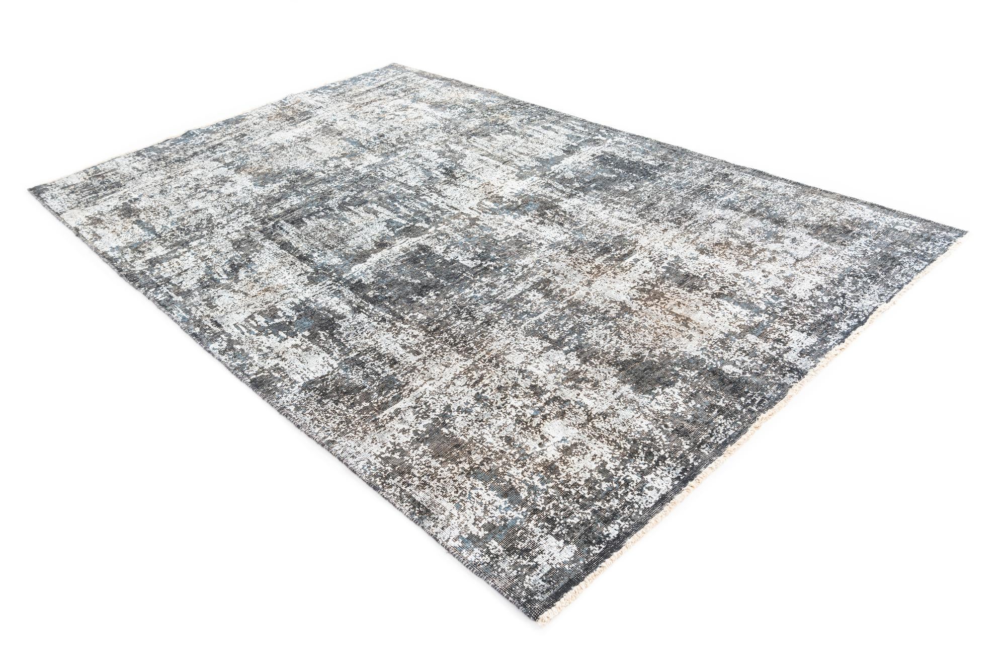 6' x 9' 5 Hand Knotted Ultra Vintage Persian Wool Rug