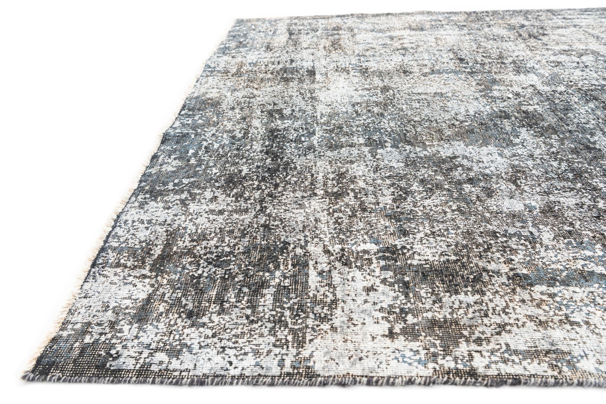 6' x 9' 5 Hand Knotted Ultra Vintage Persian Wool Rug