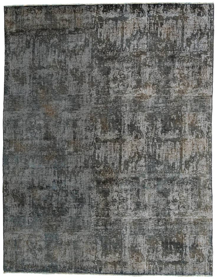 Detail image of 10' 2 x 13' 4 Hand Knotted Ultra Vintage Persian Wool Rug