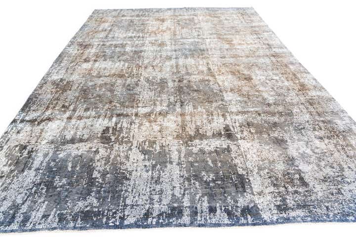 8' 9 x 12' 7 Hand Knotted Ultra Vintage Persian Wool Rug