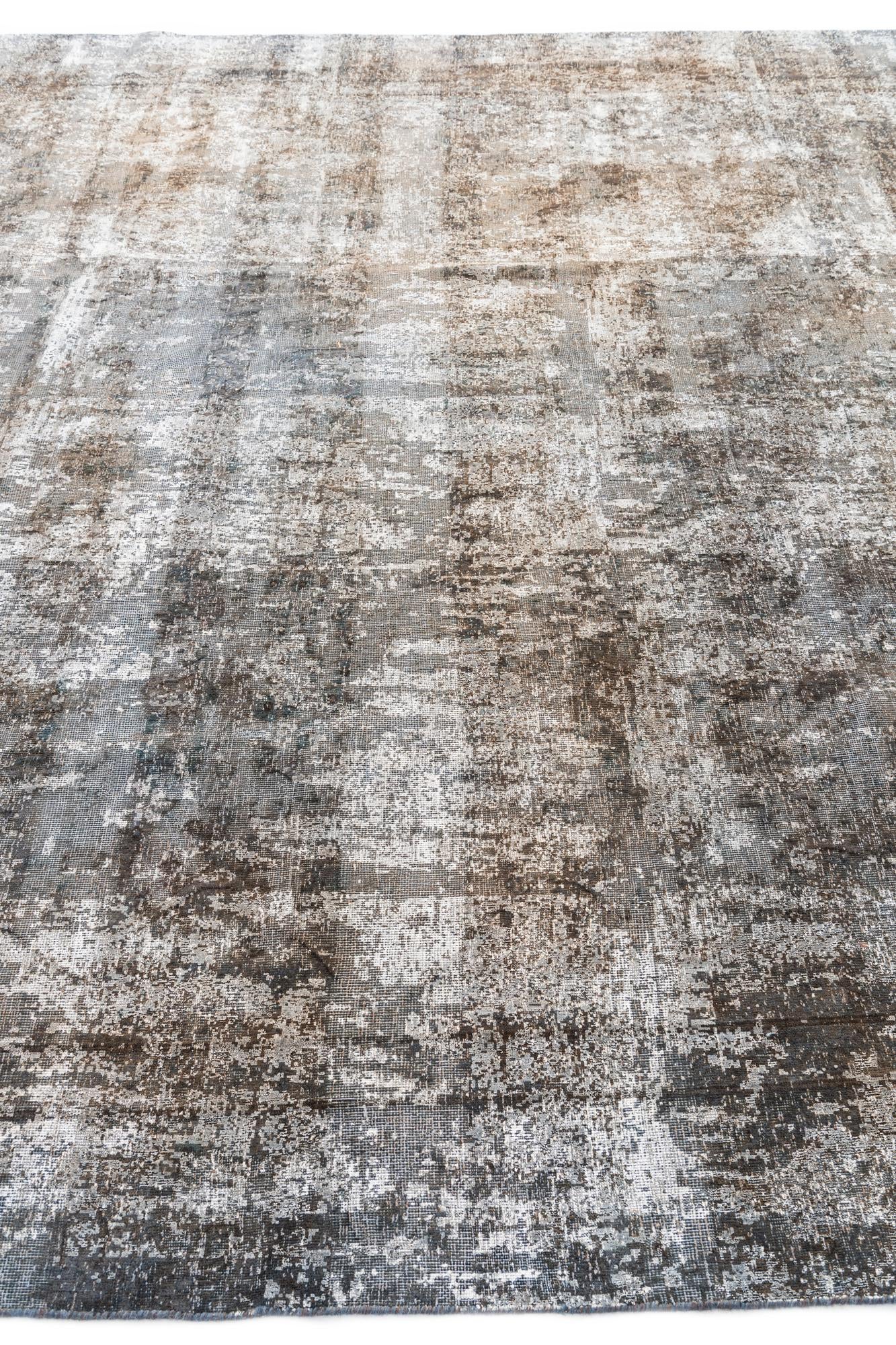 8' 9 x 12' 7 Hand Knotted Ultra Vintage Persian Wool Rug