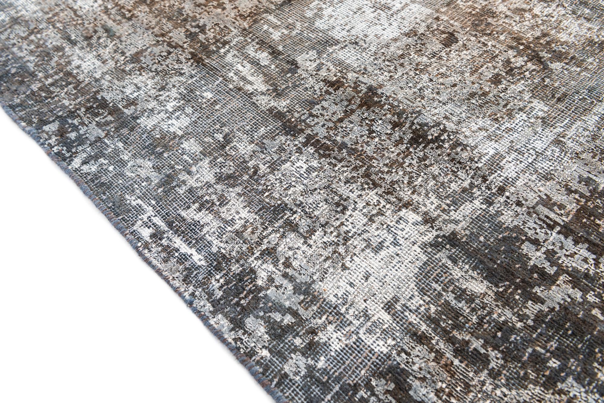 8' 9 x 12' 7 Hand Knotted Ultra Vintage Persian Wool Rug