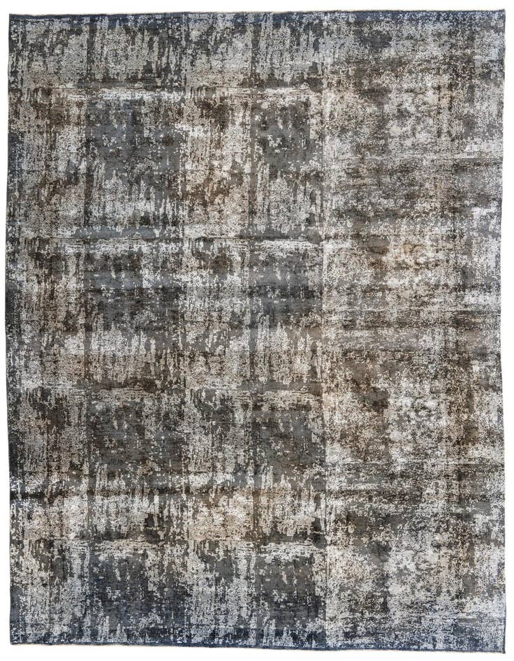 Detail image of 8' 9 x 12' 7 Hand Knotted Ultra Vintage Persian Wool Rug
