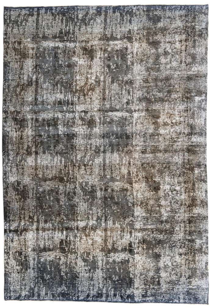 8' 9 x 12' 7 Hand Knotted Ultra Vintage Persian Wool Rug