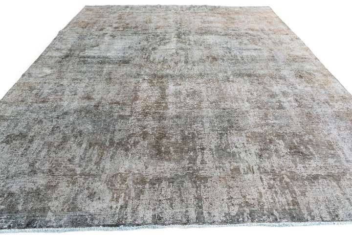 9' 3 x 12' 6 Hand Knotted Ultra Vintage Persian Wool Rug