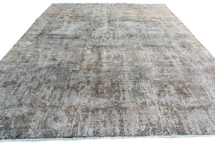 Detail image of 9' 3 x 12' 6 Hand Knotted Ultra Vintage Persian Wool Rug
