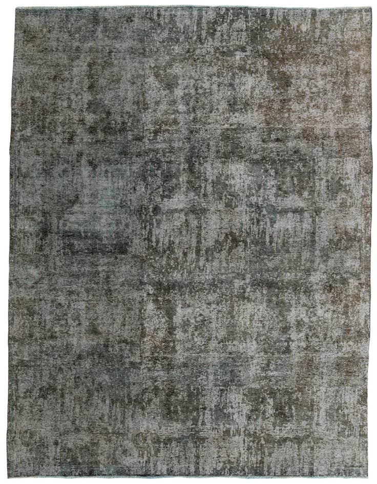 Detail image of 9' 3 x 12' 6 Hand Knotted Ultra Vintage Persian Wool Rug