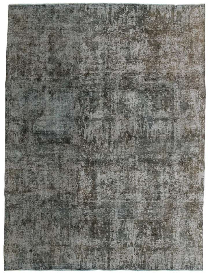 9' 3 x 12' 6 Hand Knotted Ultra Vintage Persian Wool Rug