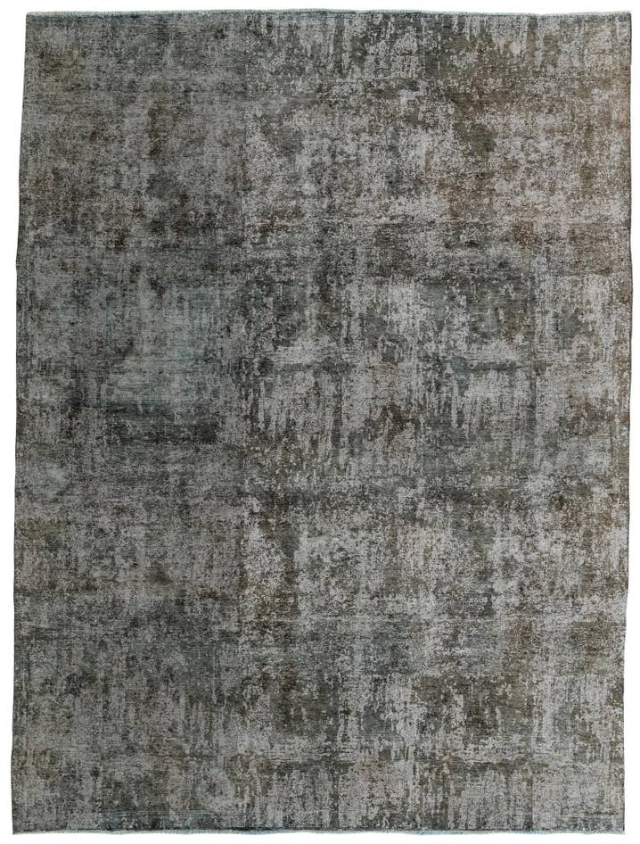 Detail image of 9' 3 x 12' 6 Hand Knotted Ultra Vintage Persian Wool Rug