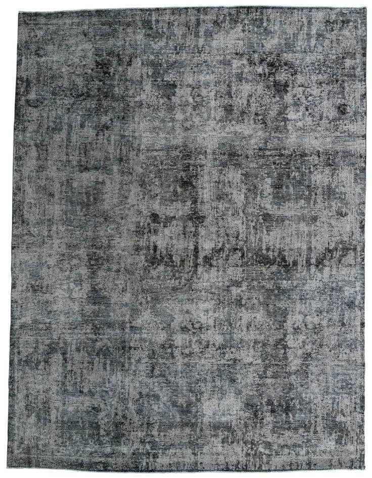 Detail image of 9' 2 x 12' 4 Hand Knotted Ultra Vintage Persian Wool Rug