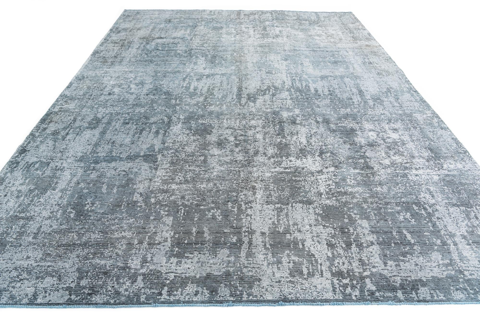 8' 8 x 11' 10 Hand Knotted Ultra Vintage Persian Wool Rug