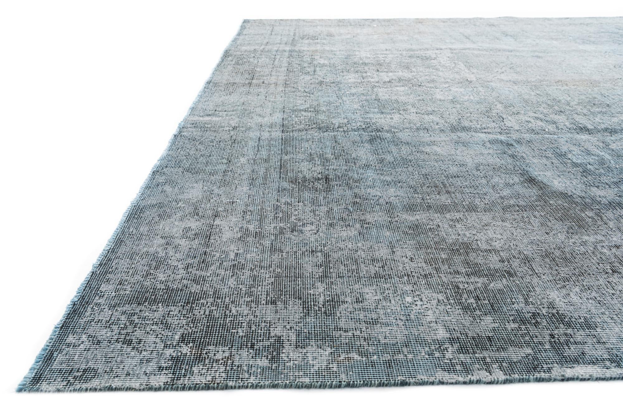 8' 8 x 11' 10 Hand Knotted Ultra Vintage Persian Wool Rug