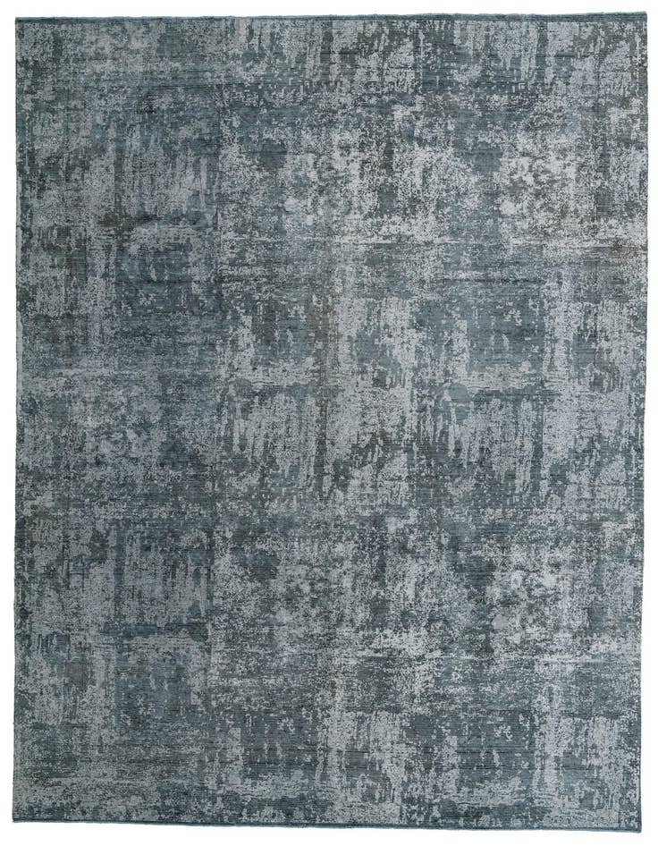 Detail image of 8' 8 x 11' 10 Hand Knotted Ultra Vintage Persian Wool Rug
