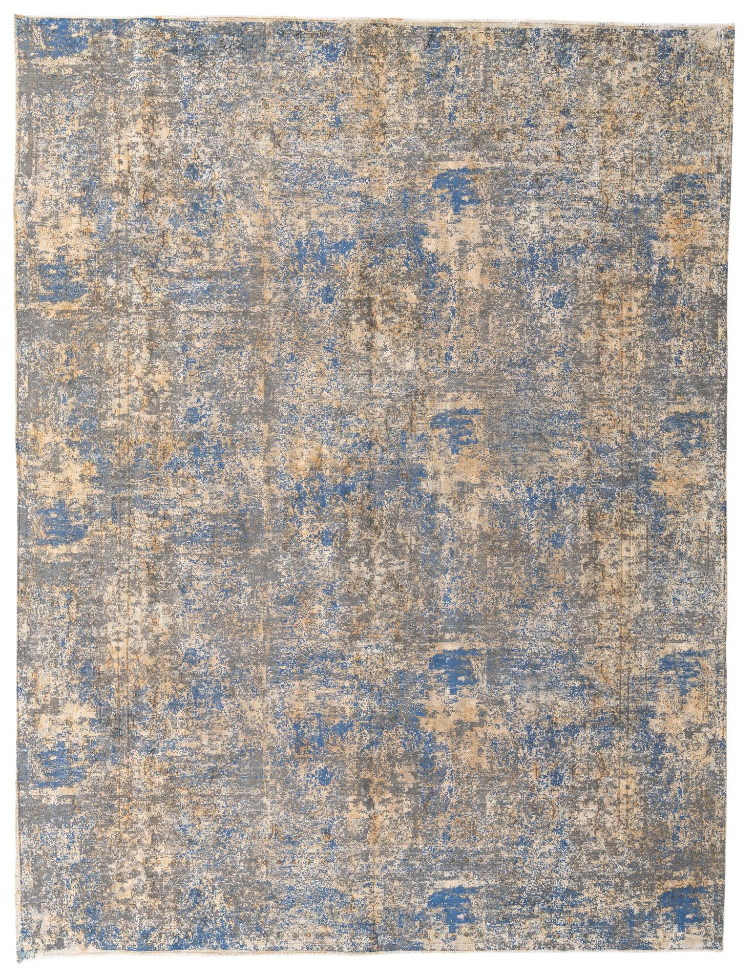 8' 10 x 11' 7 Hand Knotted Ultra Vintage Persian Wool Rug