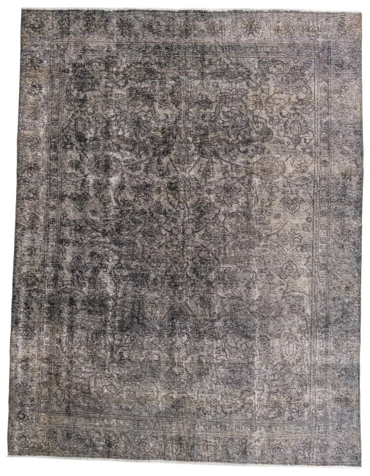 Detail image of 8' 8 x 11' 3 Hand Knotted Ultra Vintage Persian Wool Rug
