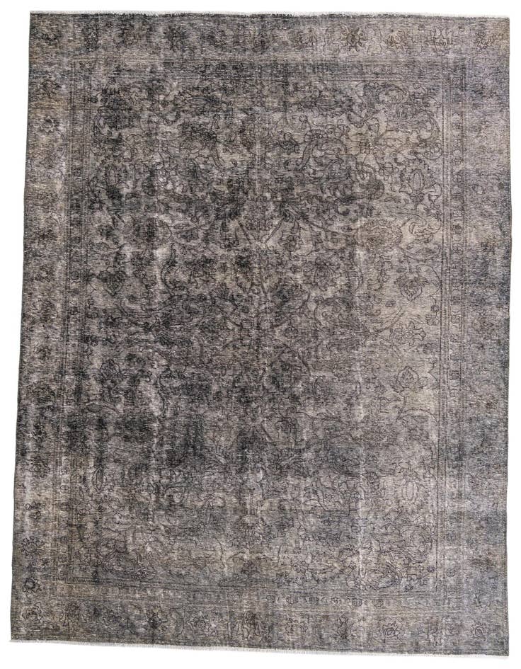 Detail image of 8' 8 x 11' 3 Hand Knotted Ultra Vintage Persian Wool Rug