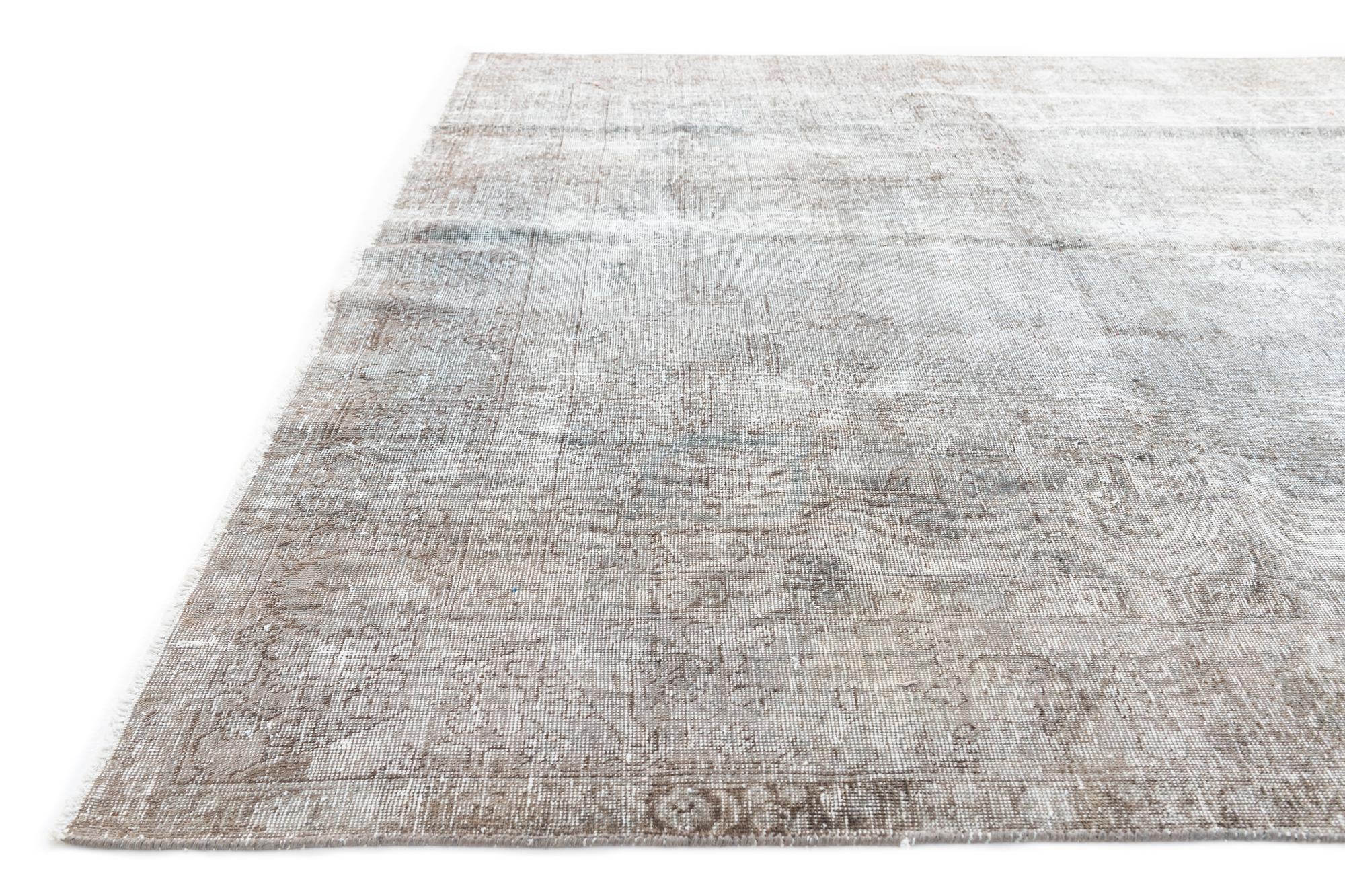 8' 2 x 11' 4 Hand Knotted Ultra Vintage Persian Wool Rug