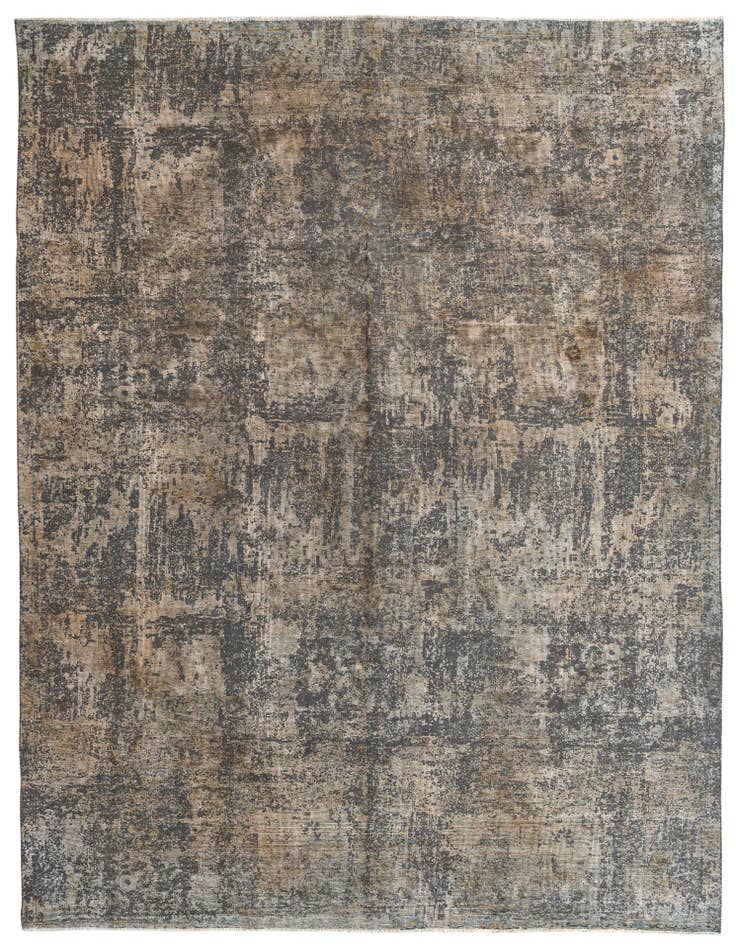 Detail image of 8' 3 x 11' 2 Hand Knotted Ultra Vintage Persian Wool Rug