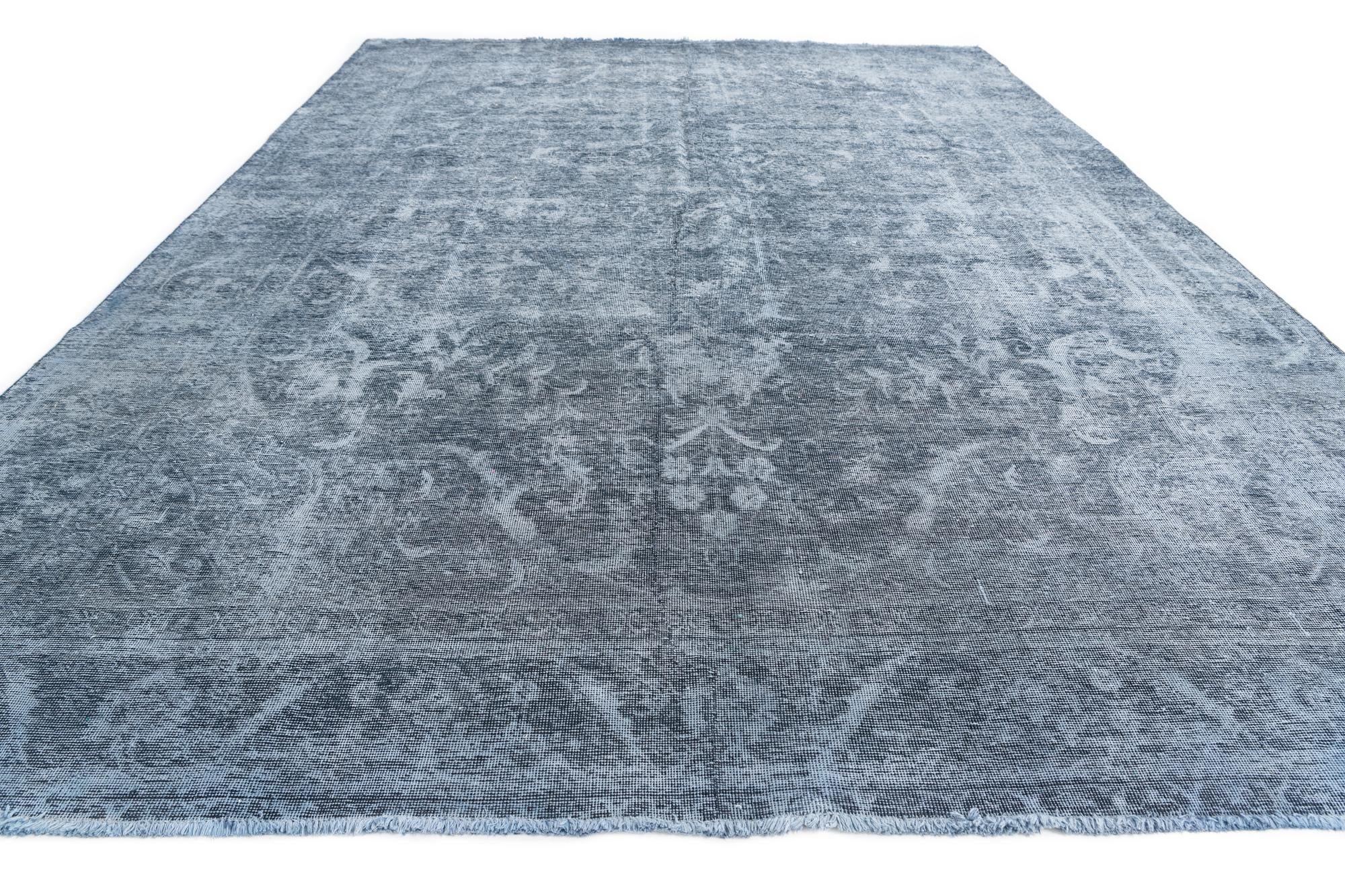 9' 2 x 12' 9 Hand Knotted Ultra Vintage Persian Wool Rug